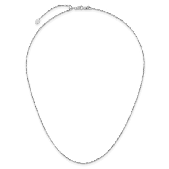 Gold 1.1mm Spiga (Wheat) Chain, 18"