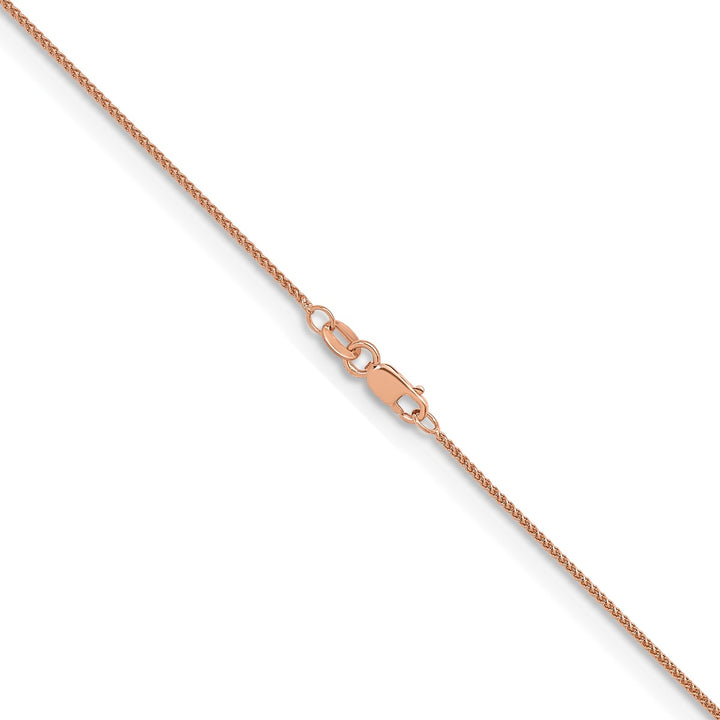 Gold 1.1mm Spiga (Wheat) Chain, 16"