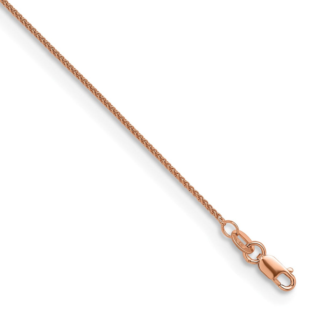 Gold 1.1mm Spiga (Wheat) Chain, 16