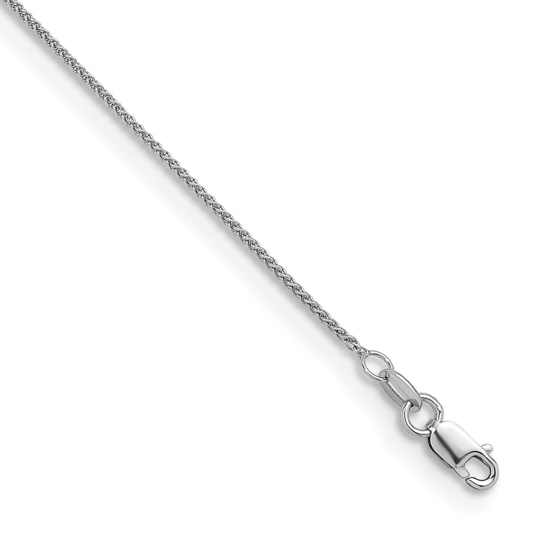 Gold 1.3mm Spiga (Wheat) Anklet, 9"