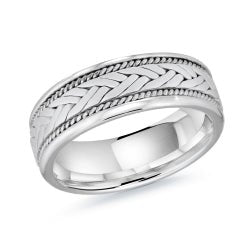 14K Braided Design Gold Band - Gold Bands - Design Jewellers Edmonton
