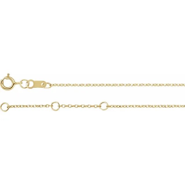 14K Gold Adjustable Bezel - Set Gemstone Bracelet - Silver Bracelet - Design Jewellers Edmonton