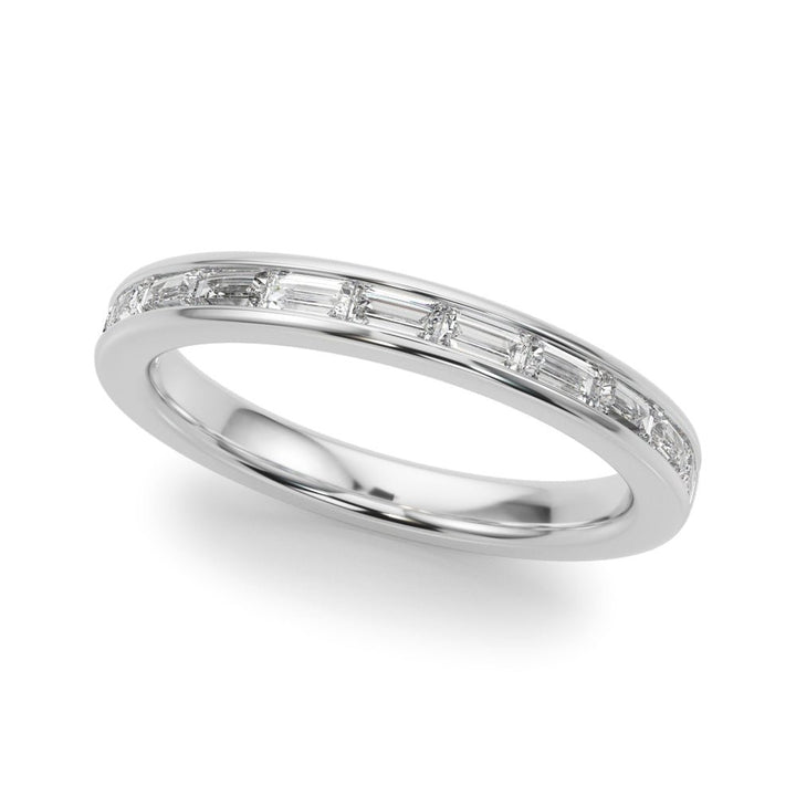 14K Gold Baguette Cut Channel Set Diamond Band - Diamond Ring - Design Jewellers Edmonton
