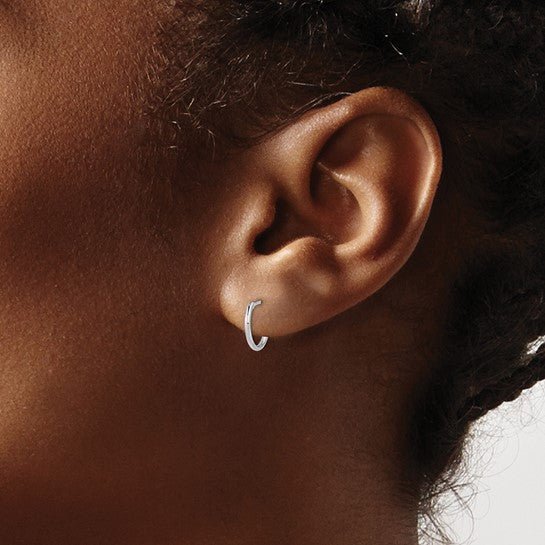 14K Gold Classic Huggie Hoop Earrings - Hoop Earrings - Design Jewellers Edmonton