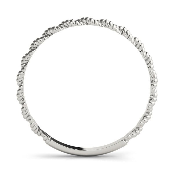 14K Gold Fancy Slim Band - Gold Bands with Designs - Design Jewellers Edmonton