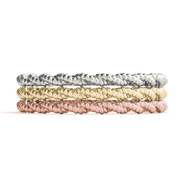 14K Gold Fancy Slim Band - Gold Bands with Designs - Design Jewellers Edmonton