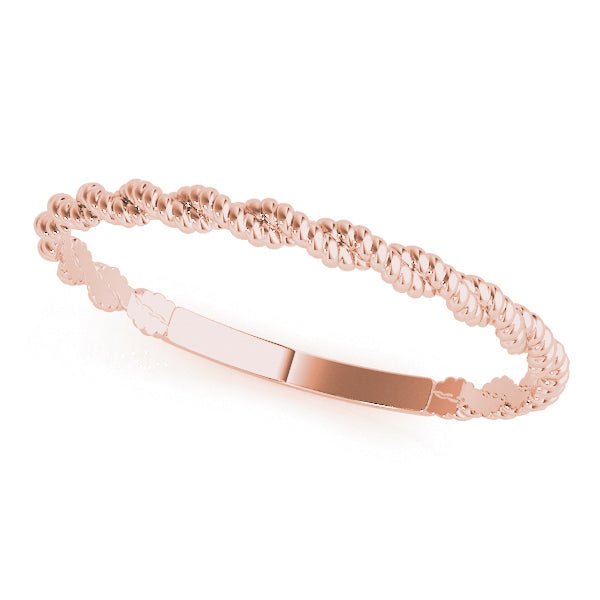 14K Gold Fancy Slim Band - Gold Bands with Designs - Design Jewellers Edmonton