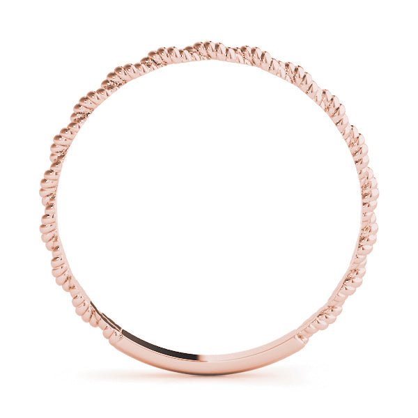 14K Gold Fancy Slim Band - Gold Bands with Designs - Design Jewellers Edmonton