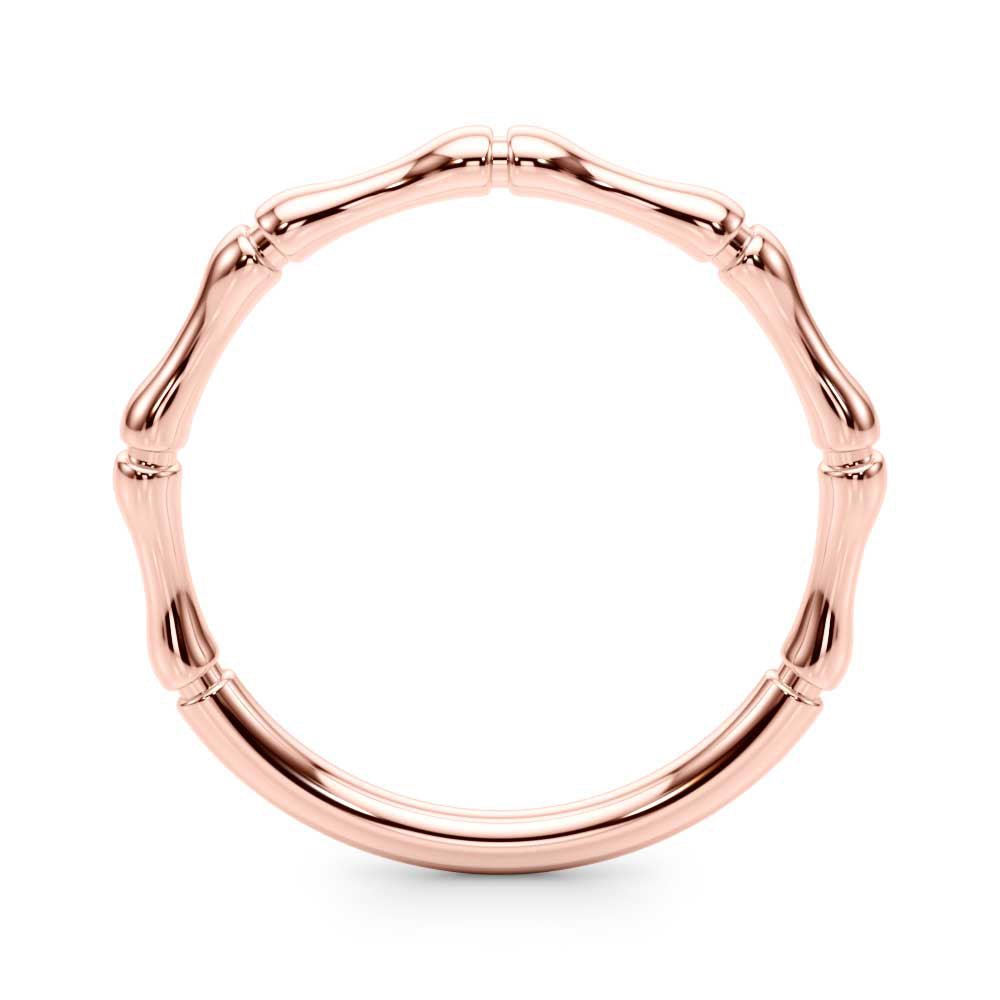 14K Gold Ring with Solid Fancy Design - Gold Bands with Designs - Design Jewellers Edmonton