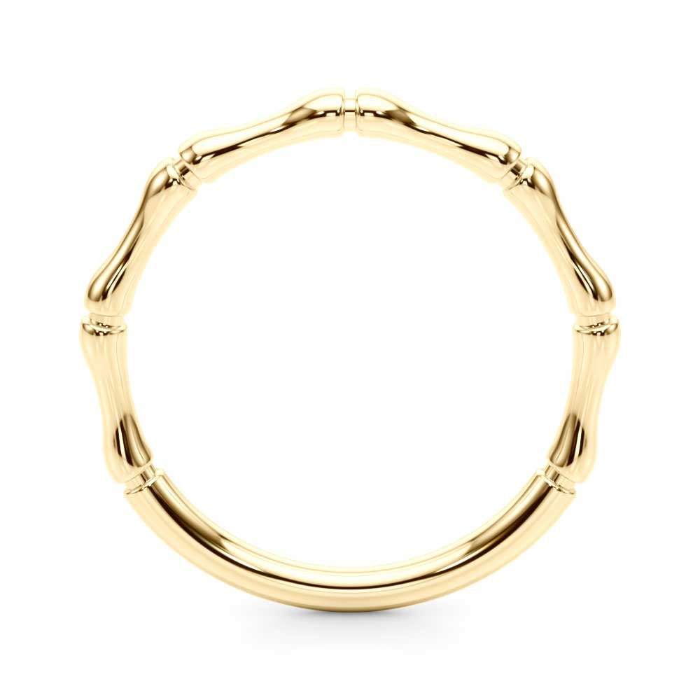 14K Gold Ring with Solid Fancy Design - Gold Bands with Designs - Design Jewellers Edmonton