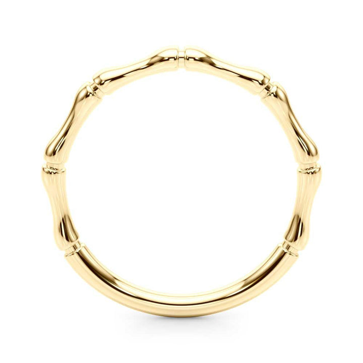 14K Gold Ring with Solid Fancy Design - Gold Bands with Designs - Design Jewellers Edmonton