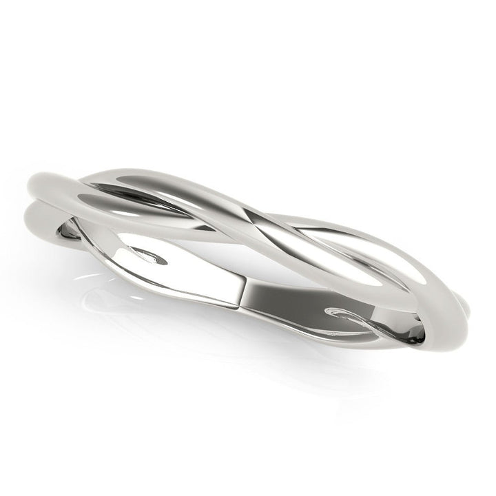 14K Gold Twisted Design Band - Gold Bands with Designs - Design Jewellers Edmonton