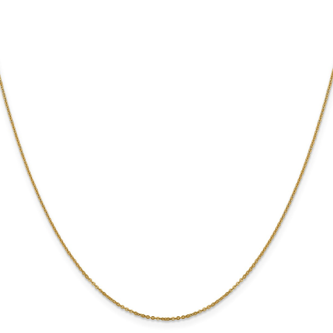 Gold 1.1mm Cable Chain, 16