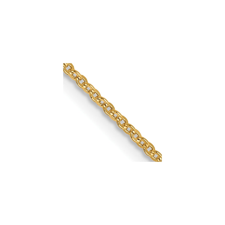 Gold 1.1mm Cable Chain, 16"