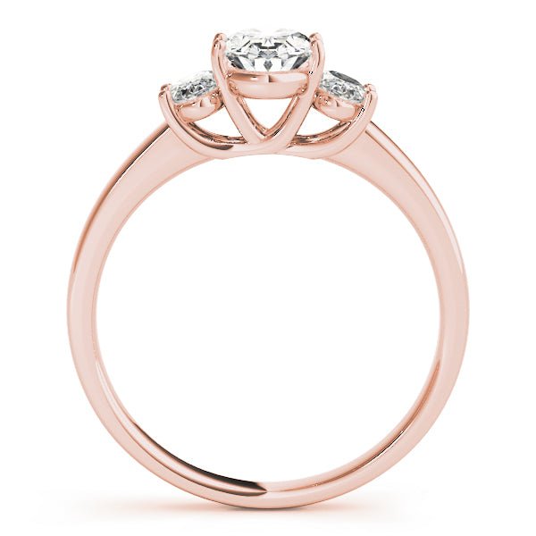 1.50CTW 14K Gold Ladies 3 Stone Design Past, Present, Oval Cut Diamond Ring - Past, Present, Future - Design Jewellers Edmonton