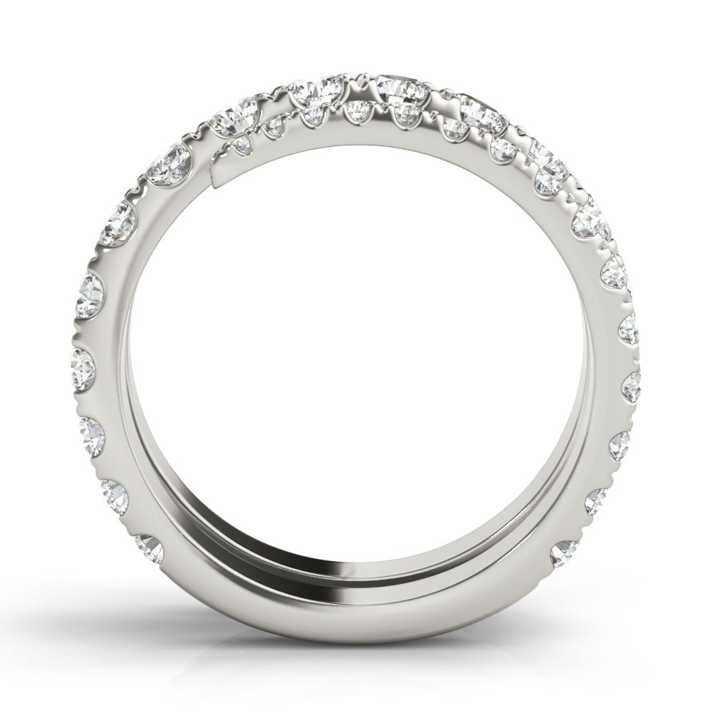 1.55CT Multirow Split Shank Swirl Ring - Fashion Ring - Design Jewellers Edmonton