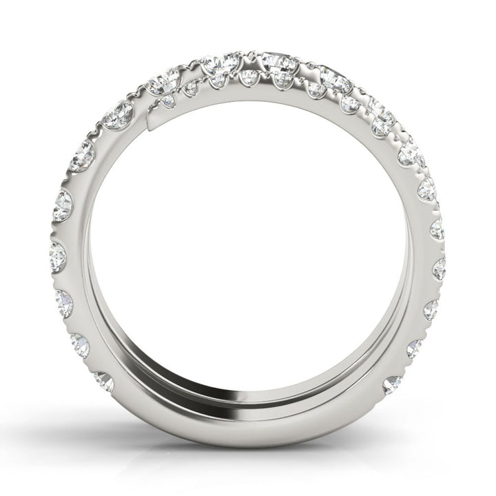 1.55CT Multirow Split Shank Swirl Ring - Fashion Ring - Design Jewellers Edmonton