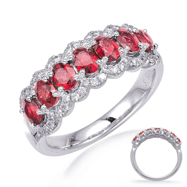 1.59 ctw. ELEGANT GOLD RUBY & DIAMOND RING - Luxury Rings - Design Jewellers Edmonton