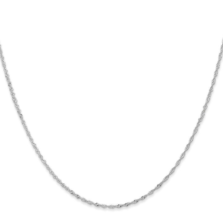 Gold 1mm Singapore Chain, 24"