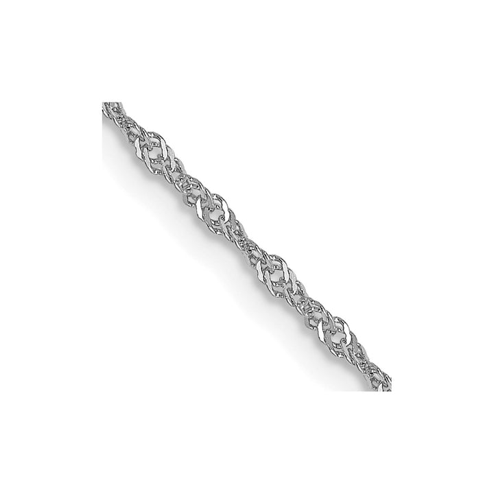 Gold 1mm Singapore Chain, 20"