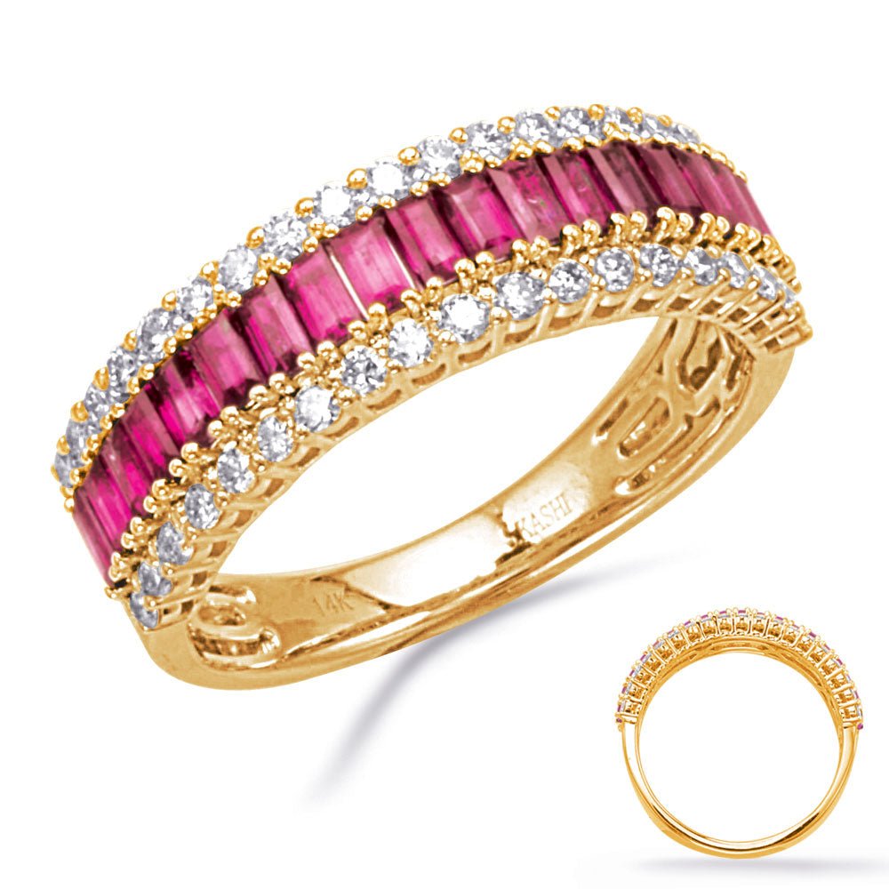 1.62 ctw. WHITE GOLD RUBY & DIAMOND RING - Luxury Rings - Design Jewellers Edmonton