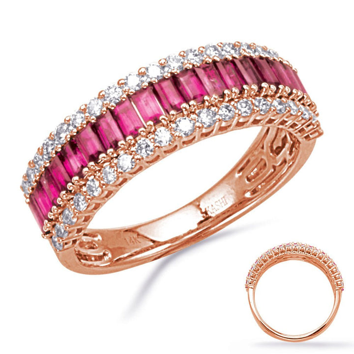 1.62 ctw. WHITE GOLD RUBY & DIAMOND RING - Luxury Rings - Design Jewellers Edmonton
