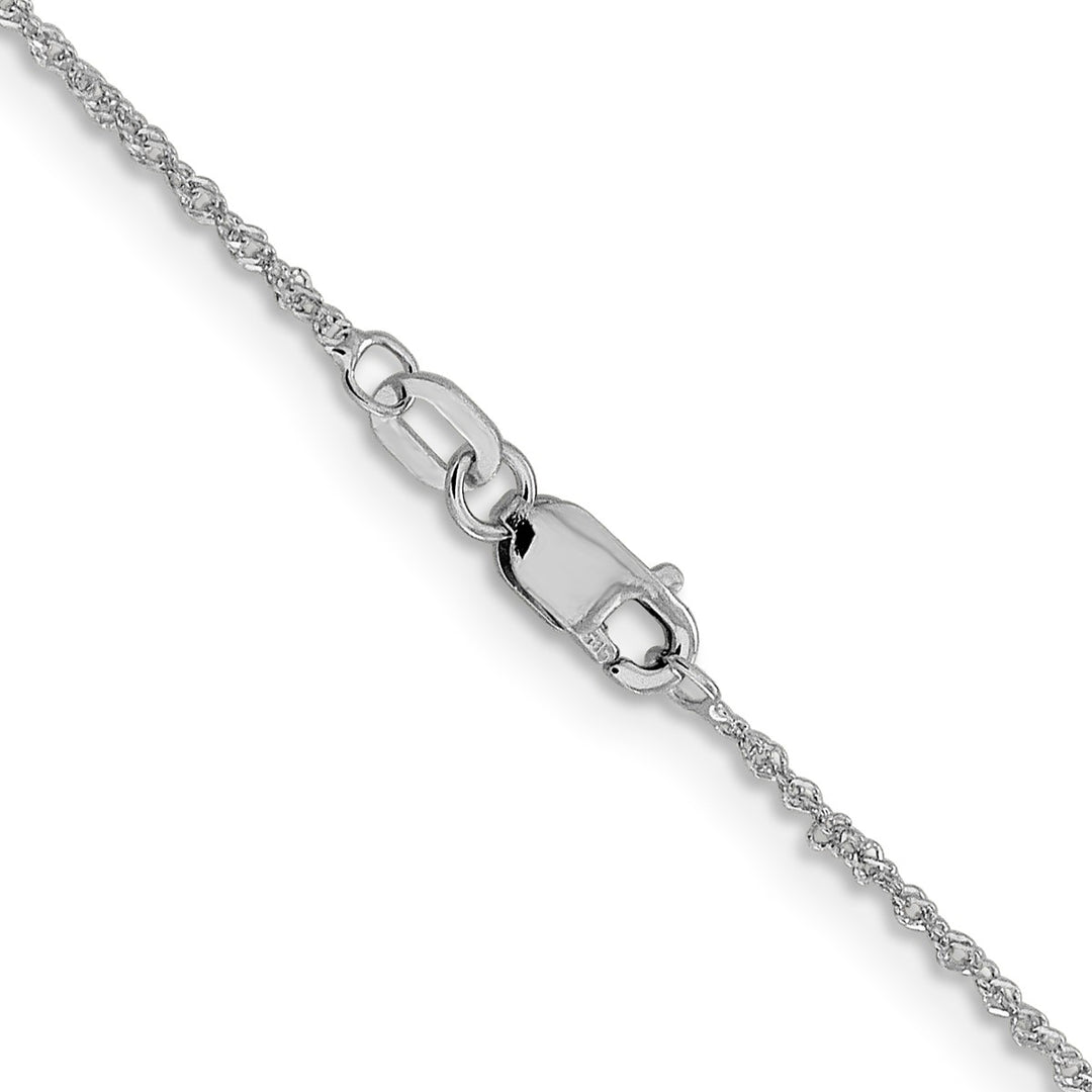 Gold 1mm Singapore Chain, 18