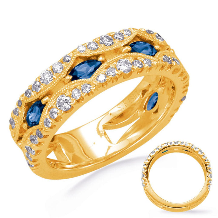 1.84 ctw. GOLD SAPPHIRE & DIAMOND RING - Luxury Rings - Design Jewellers Edmonton