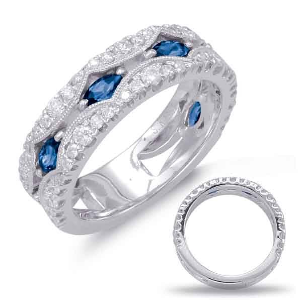 1.84 ctw. GOLD SAPPHIRE & DIAMOND RING - Luxury Rings - Design Jewellers Edmonton