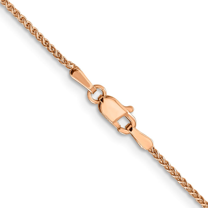 Gold 1.2mm Spiga (Wheat) Chain, 18"