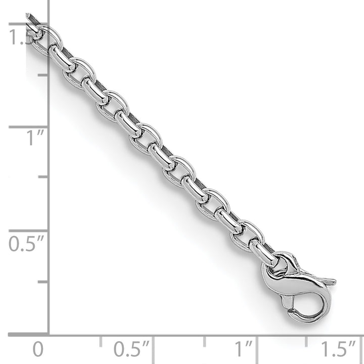 Gold 3.5mm Open Link Chain, 16"