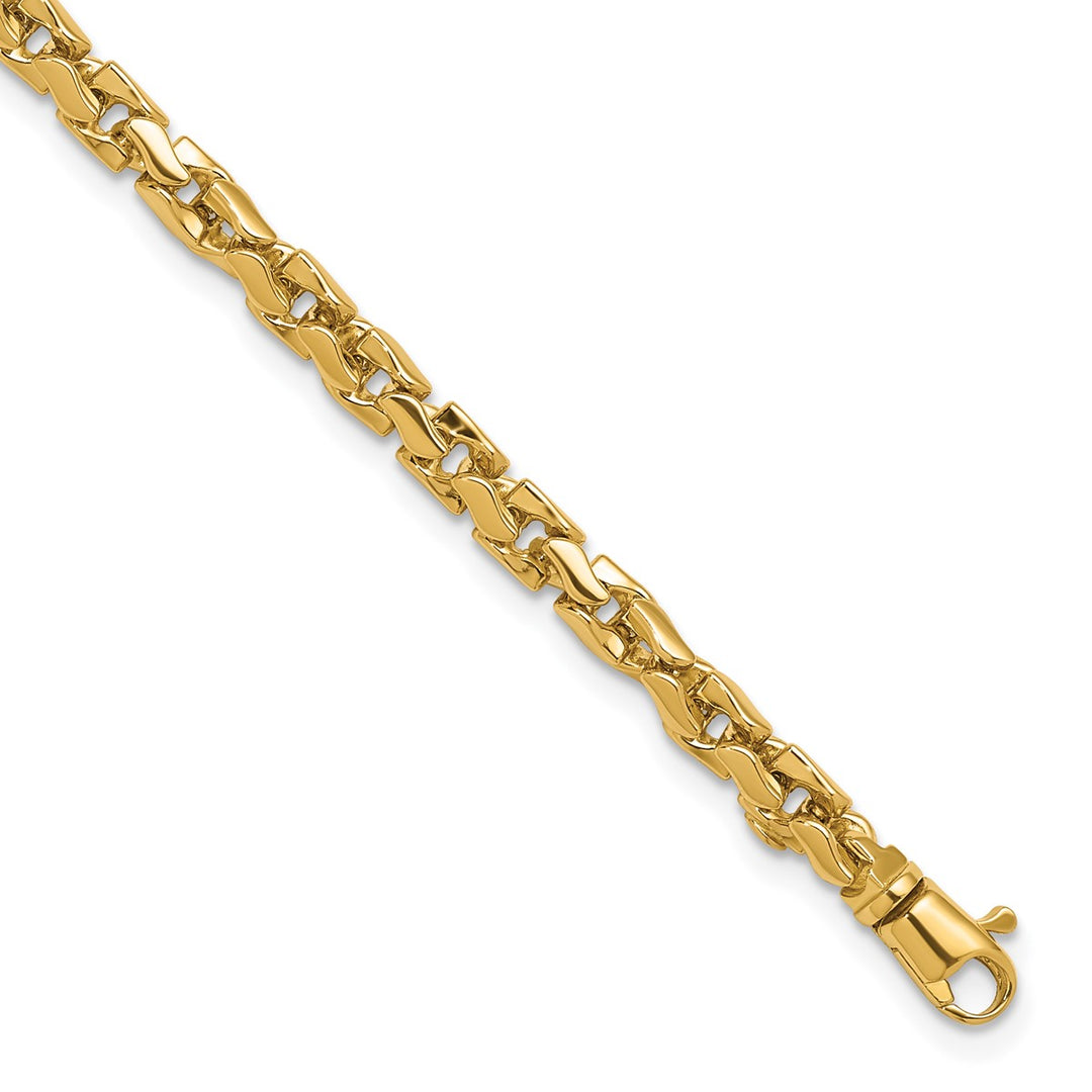 Gold 5mm Fancy Bracelet, 8"