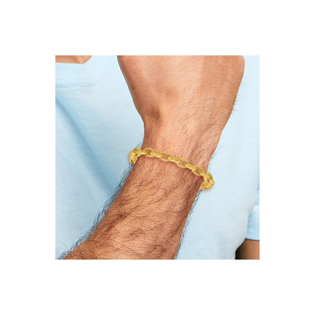Gold 8mm Cable Necklace, 8