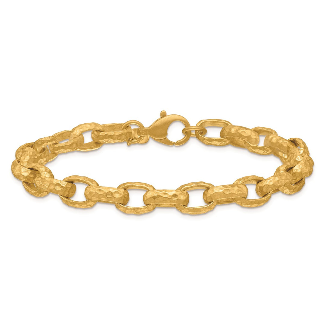 Gold 8mm Cable Necklace, 8