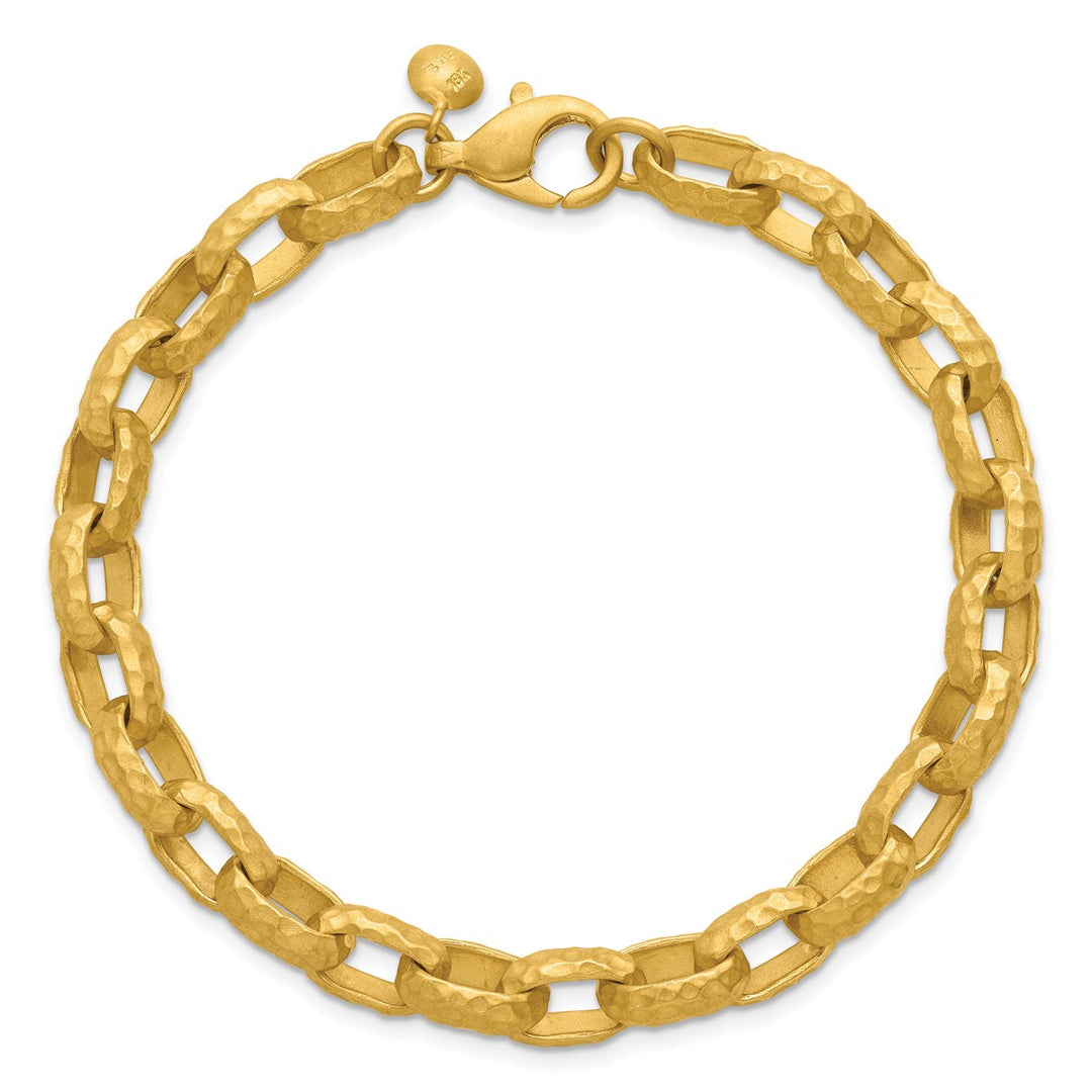 Gold 8mm Cable Necklace, 8