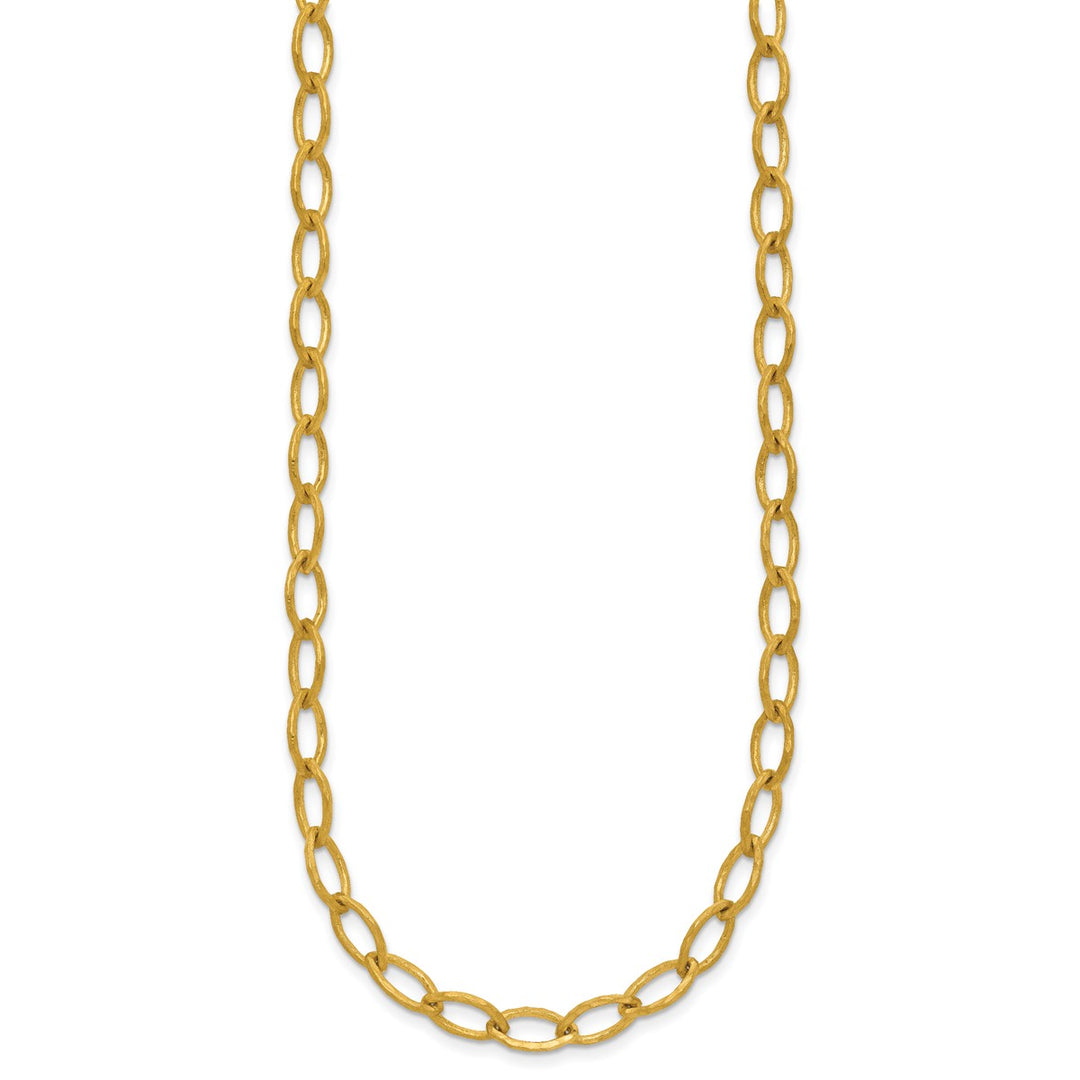 Gold 6mm Link, Other Necklace, 18