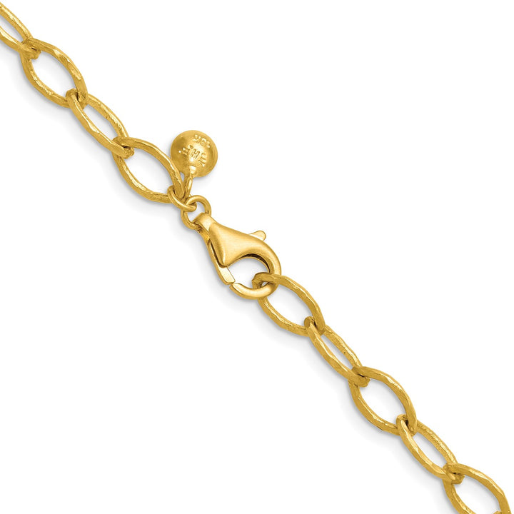 Gold 6mm Link, Other Necklace, 18"