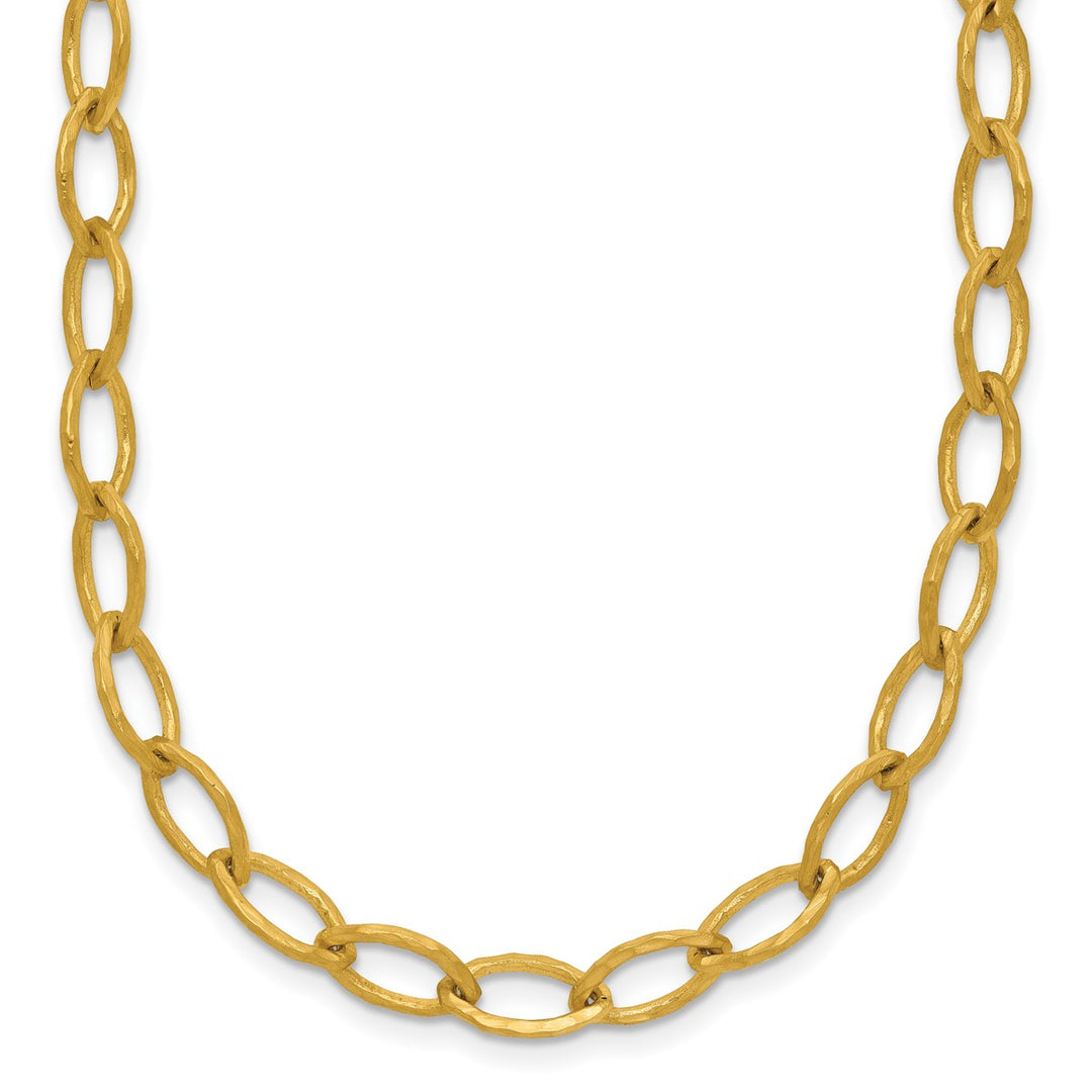 Gold 6mm Link, Other Necklace, 18"