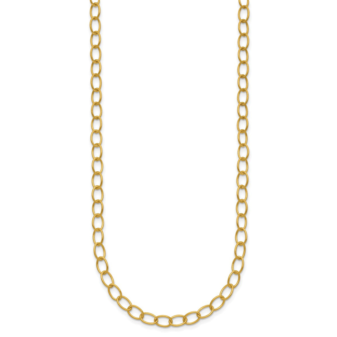 Gold 5mm Link, Other Necklace, 16