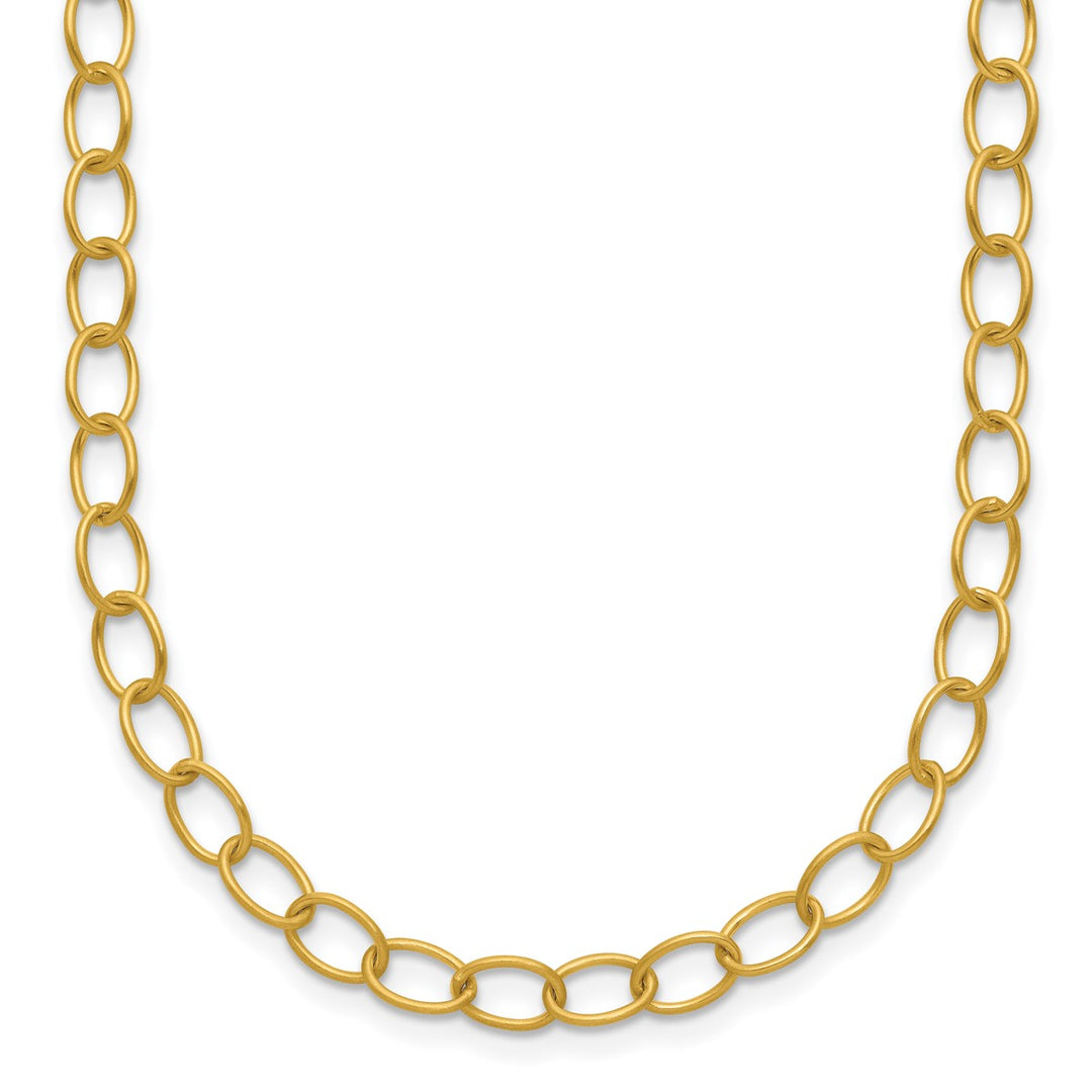 Gold 5mm Link, Other Necklace, 16"