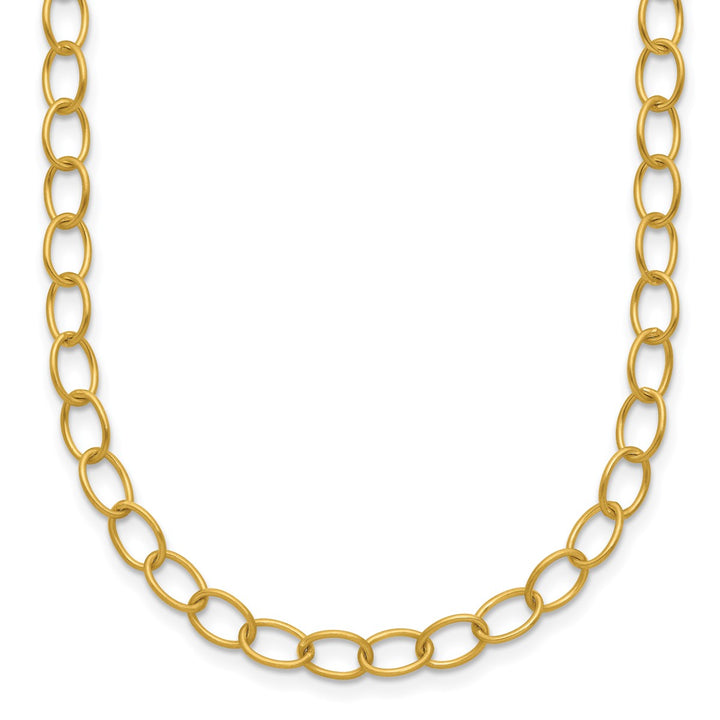 Gold 5mm Link, Other Necklace, 16"