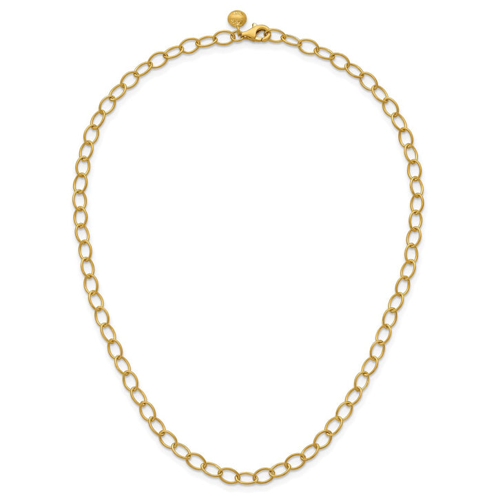 Gold 5mm Link, Other Necklace, 16"
