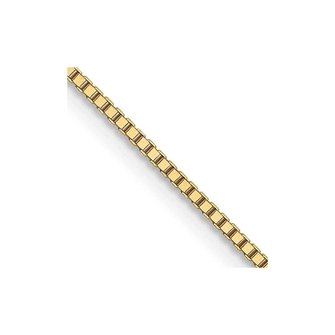 Gold 0.9mm Box Chain, 16"