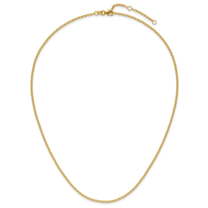 Gold 1.91mm Rolo Chain, 16"