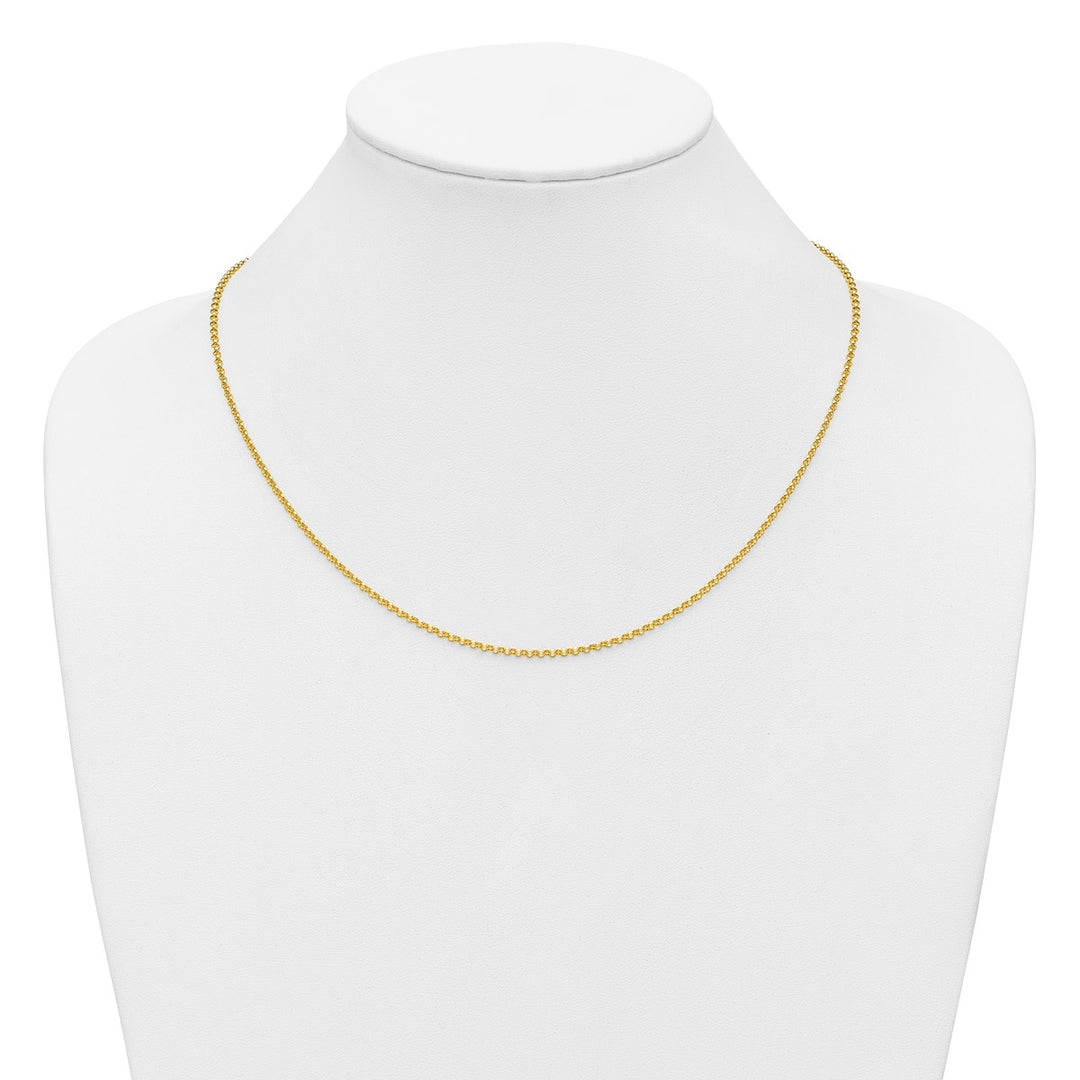 Gold 1.91mm Rolo Chain, 16
