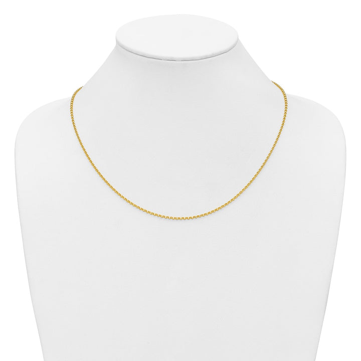 Gold 1.91mm Rolo Chain, 16"