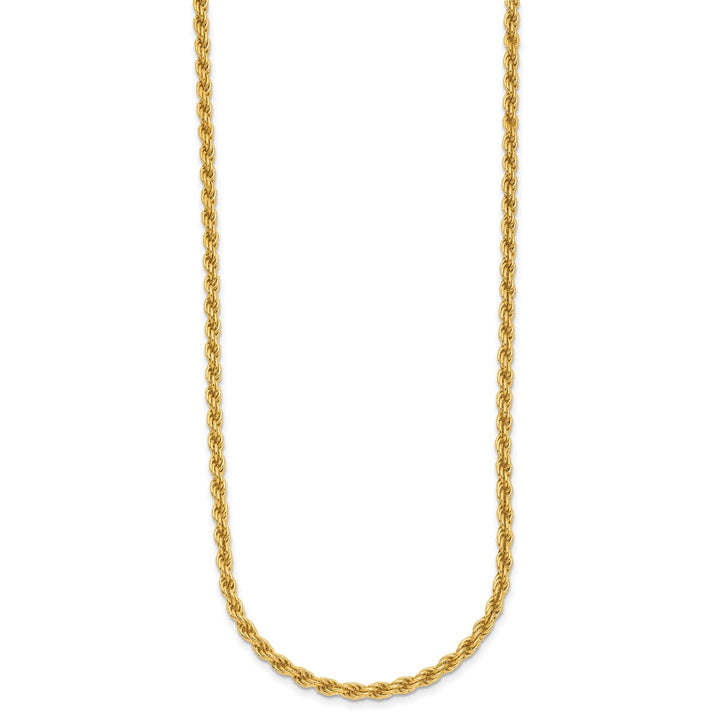 Gold 3.1mm Rope Chain, 18"