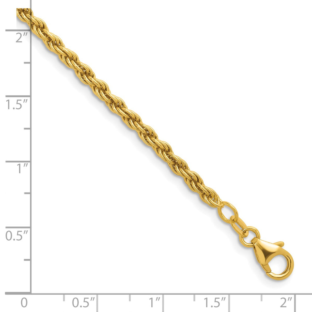 Gold 3.1mm Rope Chain, 18