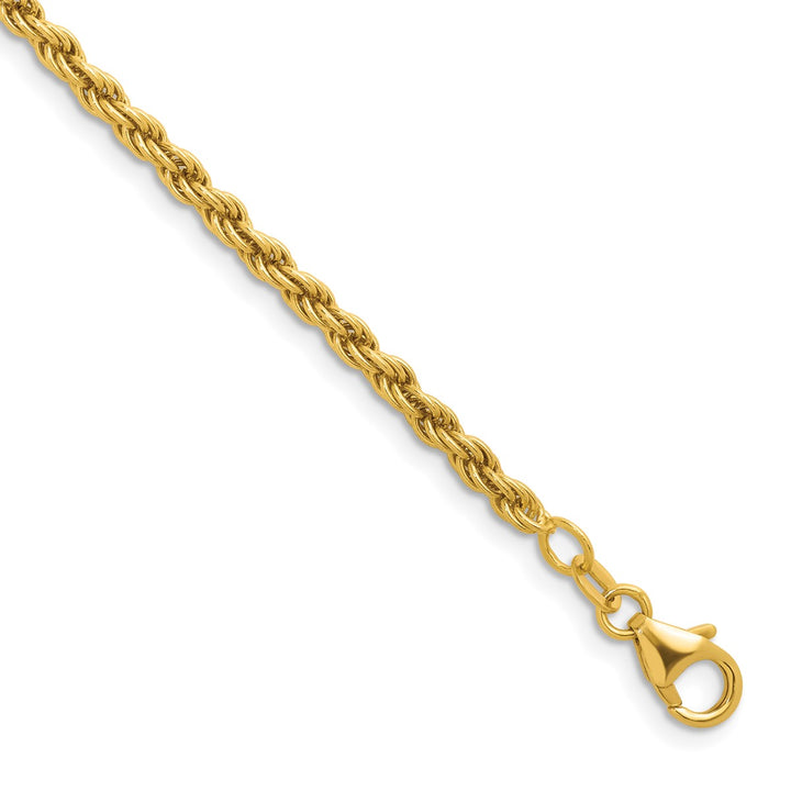 Gold 3.1mm Rope Chain, 18"