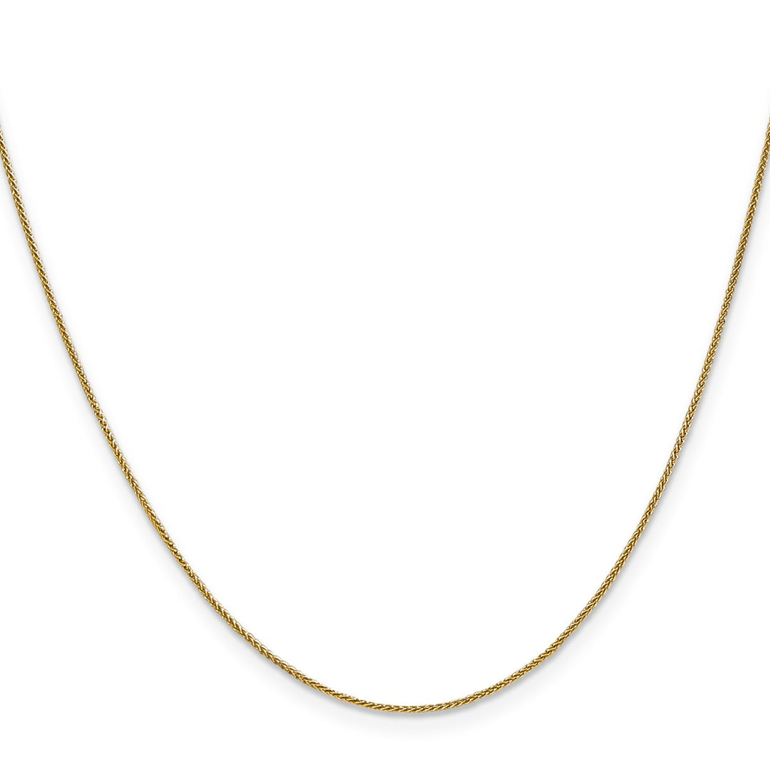 Gold 0.8mm Spiga (Wheat) Chain, 20